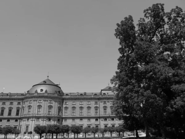 Stad Wuerzburg Aan Rivier Main — Stockfoto