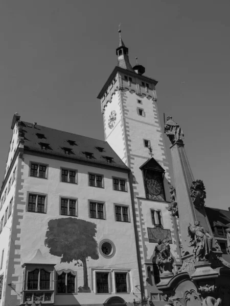 Città Wuerzburg Fiume Principale — Foto Stock