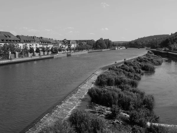 Staden Wuerzburg Vid Floden Main — Stockfoto