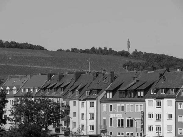 Staden Wuerzburg Vid Floden Main — Stockfoto