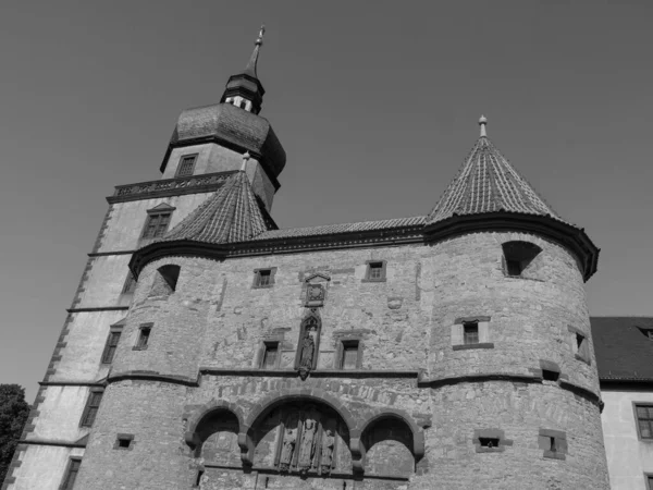 Město Wuerzburg Hlavní Řece — Stock fotografie