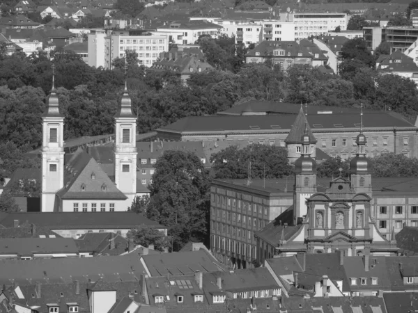 Město Wuerzburg Hlavní Řece — Stock fotografie