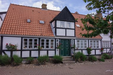 Kappeln Almanya 'daki Schlei Nehri' nde.