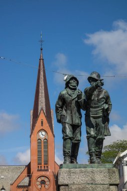 Norveç 'in Haugesund şehri.