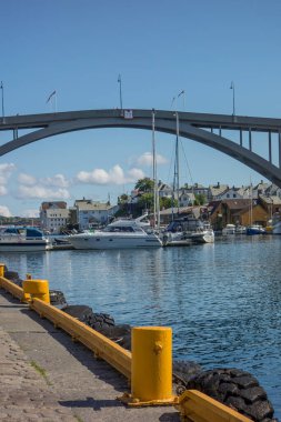 Norveç 'in Haugesund şehri.