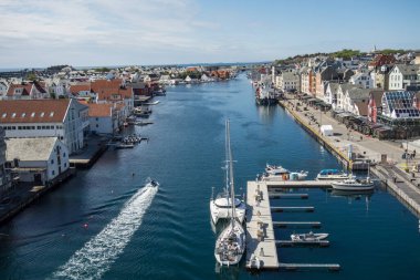 Norveç 'in Haugesund şehri.