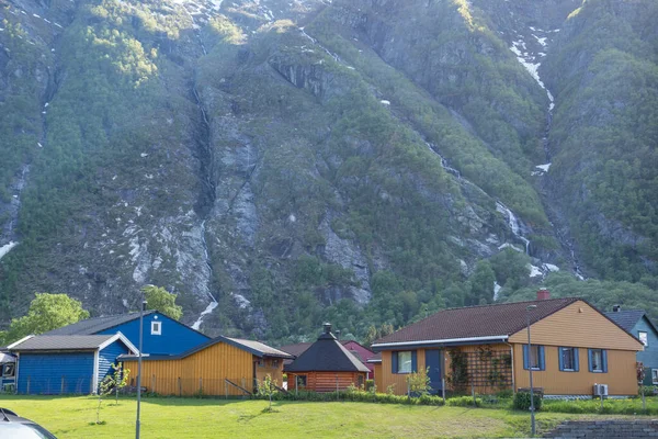 Eidfjord Stad Het Noorden — Stockfoto