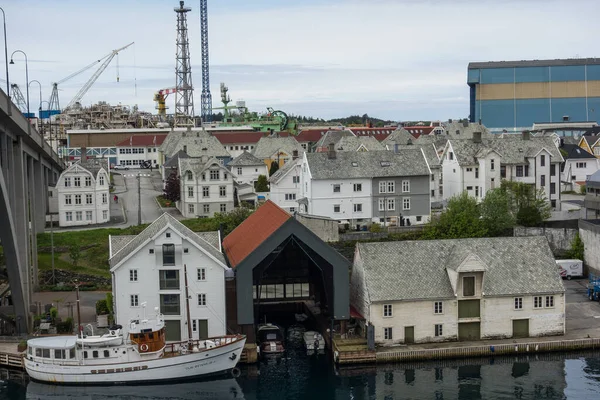 Město Haugesund Norsku — Stock fotografie