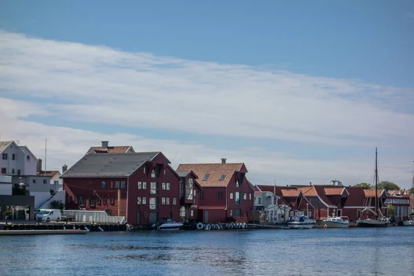 노르웨이의 하우게순이라는 — 스톡 사진