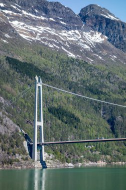 Norveç 'teki Eidfjord' da bahar mevsimi