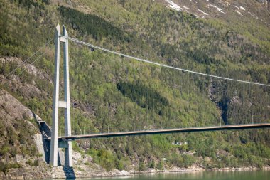 Norveç 'teki Eidfjord' da bahar mevsimi