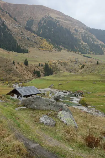 Wandern Den Schweizer Alpen — Stockfoto