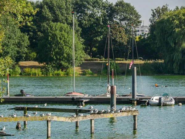 small lake at Bocholt in westphalia