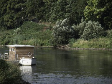 Bad Karlshafen at the weser river