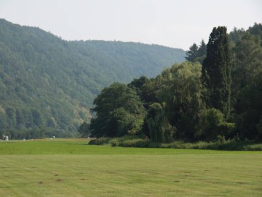 Bad Karlshafen at the weser river