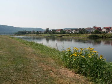 Bad Karlshafen at the weser river