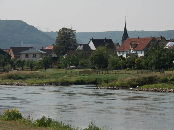 Bad Karlshafen at the weser river