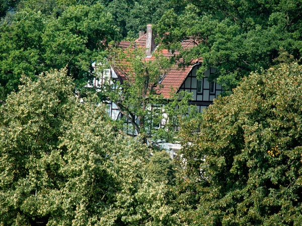Bad Karlshafen at the weser river