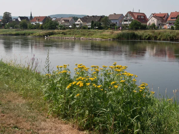 Bad Karlshafen Weser River — Stockfoto