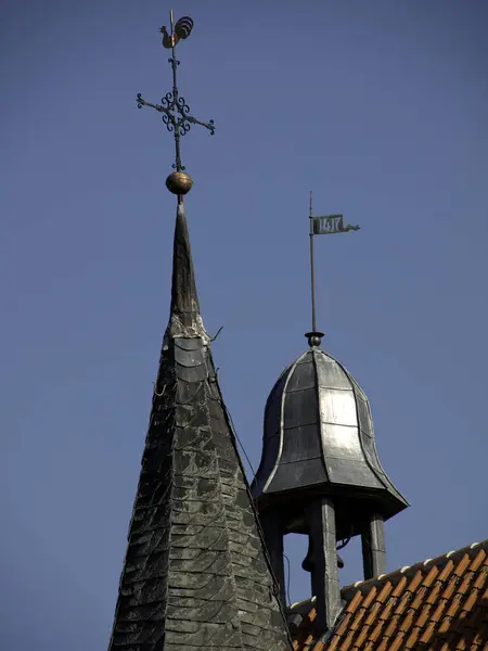 Castle Park German Muensterland — Stockfoto