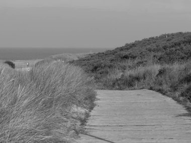 Almanya 'daki Spiekeroog Adası