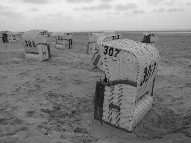 Almanya 'daki Spiekeroog Adası