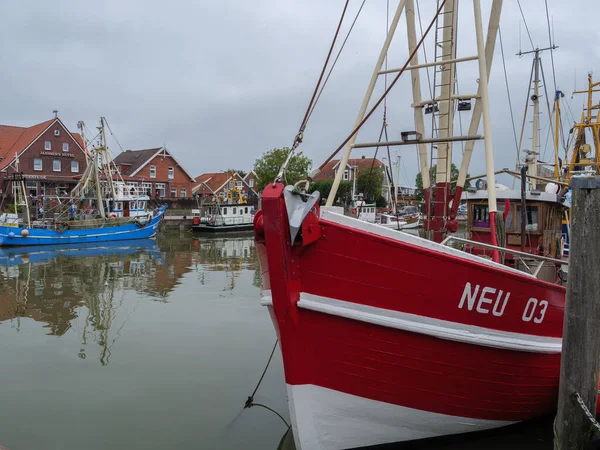 Haven Van Neuharlingersiel — Stockfoto