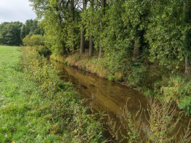 Westphalia 'da bir nehirde yürüyüş.