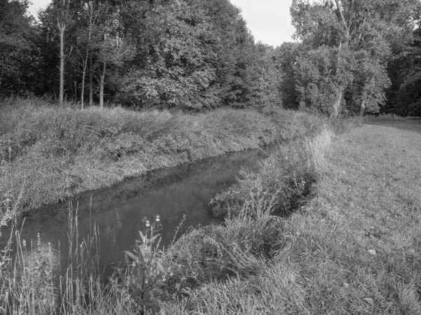 Wandern Einem Fluss Westfalen — Stockfoto