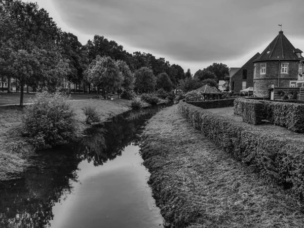 Ville Coesfeld Rivière Berkel Allemagne — Photo