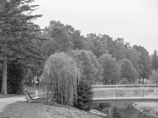 Ciudad Coesfeld Río Berkel Alemania —  Fotos de Stock