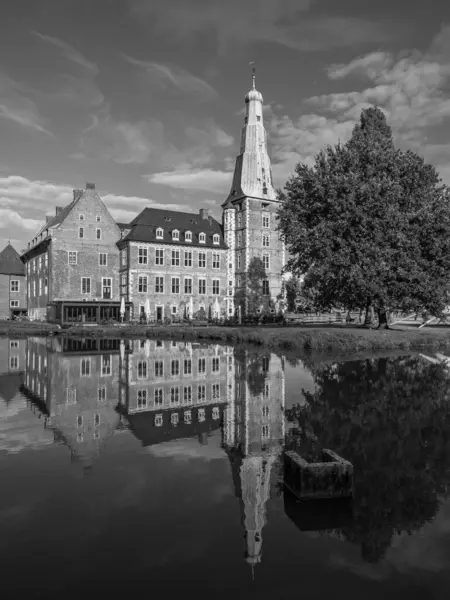 Hora Verano Castillo Raesfeld Alemania —  Fotos de Stock