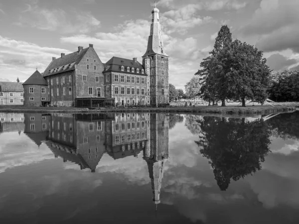 Zomertijd Het Kasteel Van Raesfeld Duitsland — Stockfoto