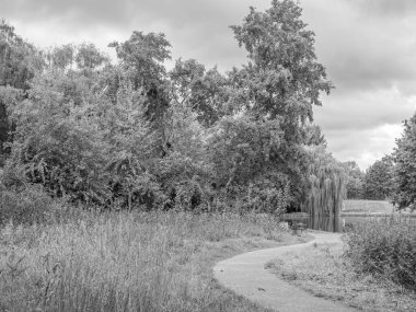 Almanya 'da Raesfeld Kalesi' nde yaz mevsimi