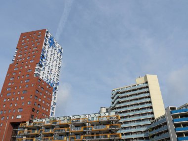 Nijmegen Hollanda 'daki nehir vadisinde.