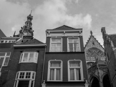 Nijmegen Hollanda 'daki nehir vadisinde.