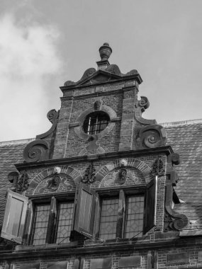 Nijmegen Hollanda 'daki nehir vadisinde.