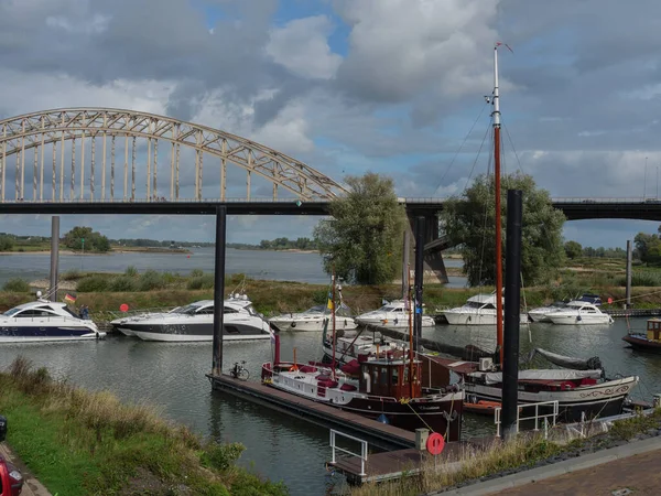 Nijmegen Rio Waal Nas Terras Baixas — Fotografia de Stock