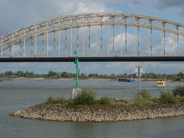 Nijmegen Fiume Waal Nei Paesi Bassi — Foto Stock