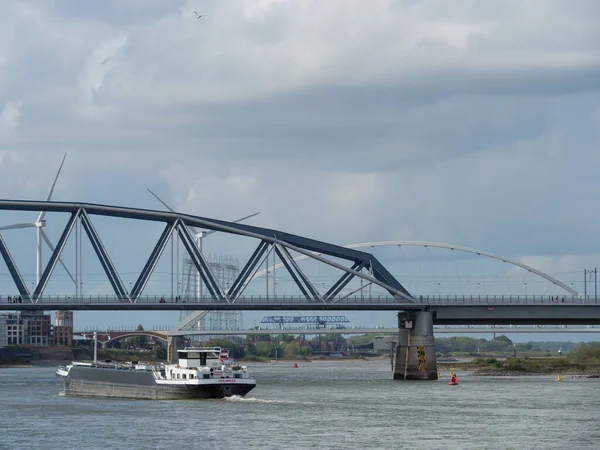 Nijmegen Rzece Wołowina Dolnej Części Kraju — Zdjęcie stockowe