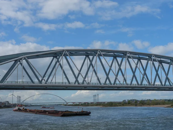 Nijmegen Rzece Wołowina Dolnej Części Kraju — Zdjęcie stockowe
