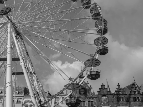 Nijmegen Rio Waal Nas Terras Baixas — Fotografia de Stock