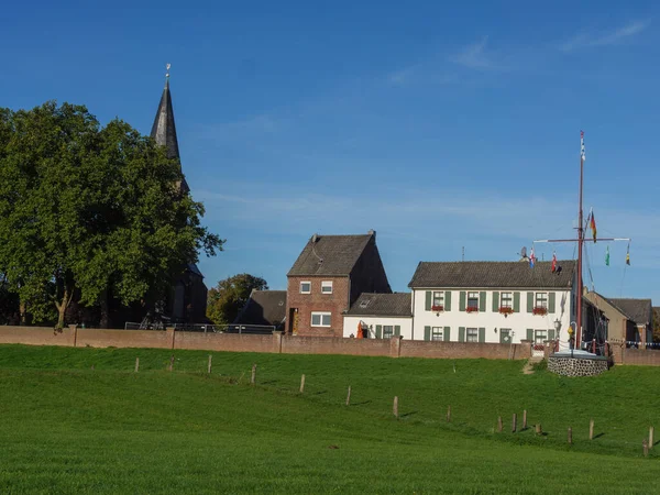 Rhein Bei Emmerich Deutschland — Stockfoto