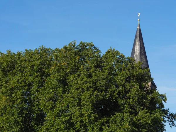 Bord Rhin Près Emmerich Allemagne — Photo