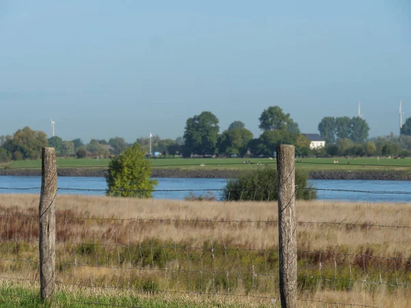 Río Rin Cerca Emmerich Alemania — Foto de Stock