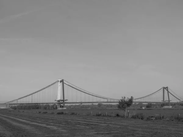 Bij Rhine Rivier Bij Emmerich Duitsland — Stockfoto