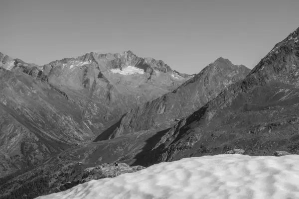 Wandern Den Schweizer Bergen — Stockfoto