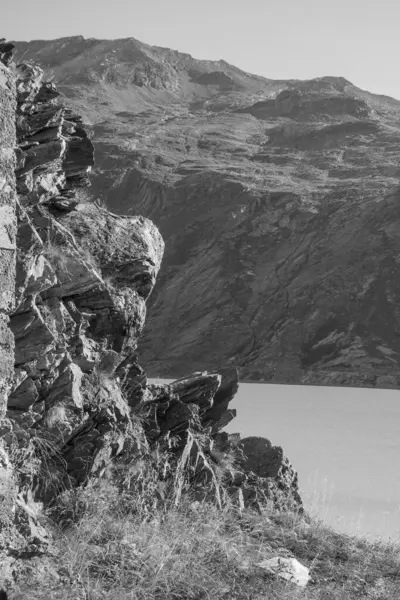Πεζοπορία Στα Βουνά Της Ελβετίας — Φωτογραφία Αρχείου