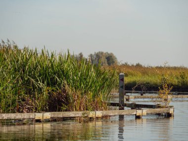 Hollanda 'daki Giethoorn' un küçük bir köyü.