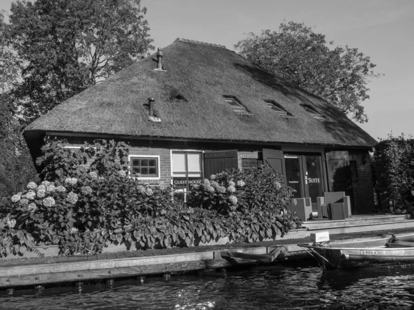 Небольшая Деревня Фетхорн Нидерландах — стоковое фото